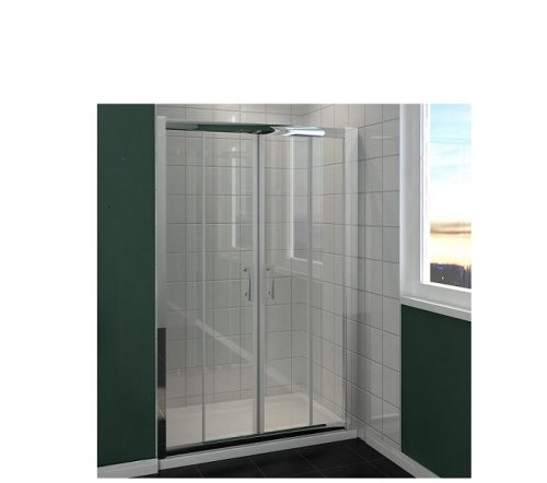 מקלחון חזית 2 קבועים ו 2 דלתות הזזה SELAQUA 140-145