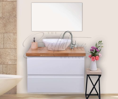 ארון אמבטיה תלוי אפוקסי אוסקר בוצ'ר כולל כיור ומראה