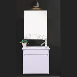 ארון אמבטיה תלוי אפוקסי כלנית כולל כיור ומראה