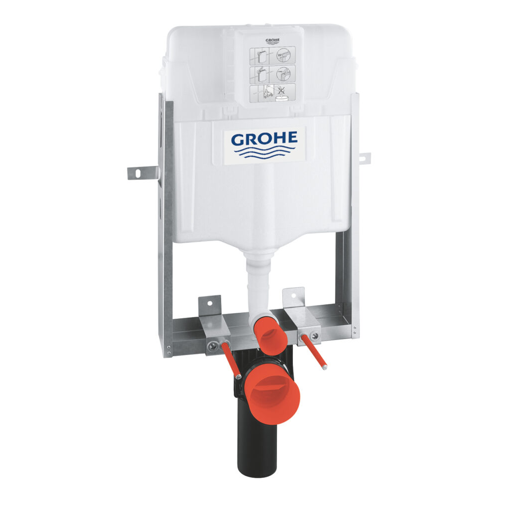 מיכל הדחה GROHE לקיר בטון