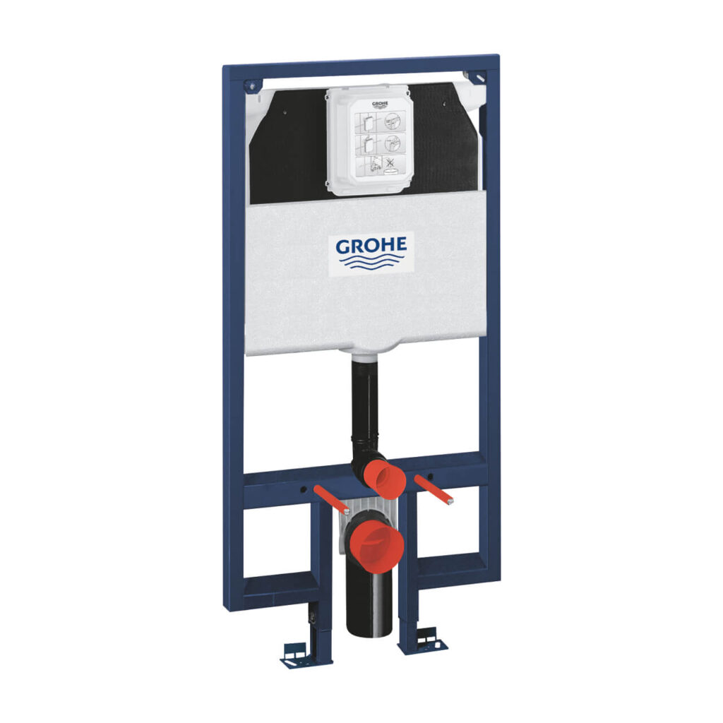 מיכל הדחה נמוך דק  GROHE לקיר גבס